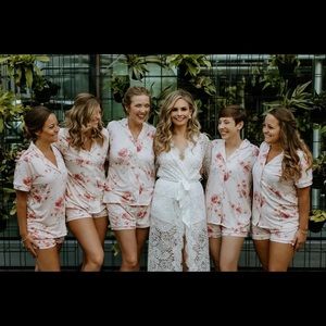 Pink small pajama set